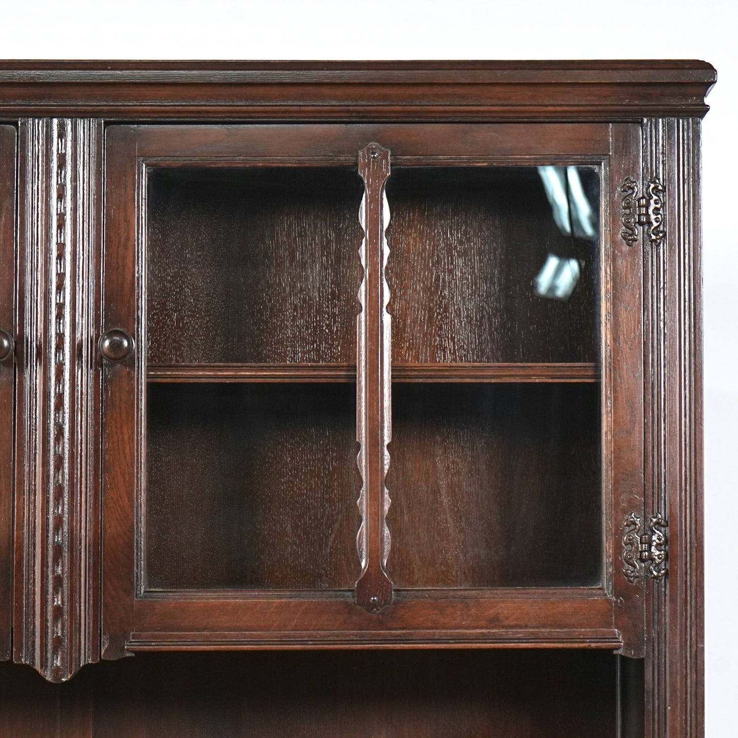 英国クラシック ヴィンテージ ガラスキャビネット