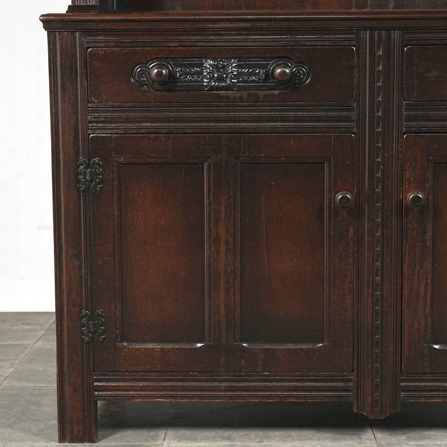 英国クラシック ヴィンテージ ガラスキャビネット