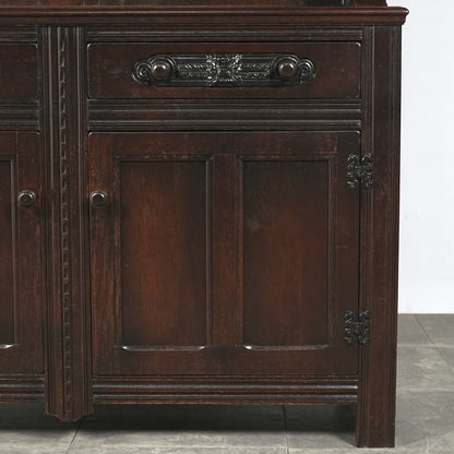 英国クラシック ヴィンテージ ガラスキャビネット