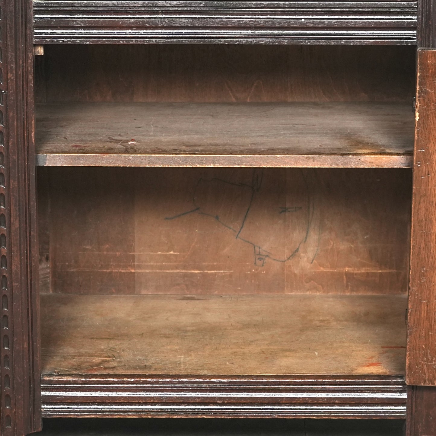 英国クラシック ヴィンテージ ガラスキャビネット