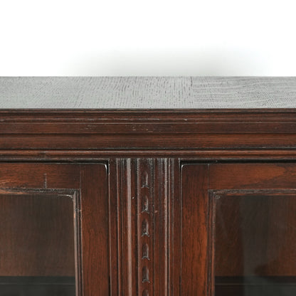 英国クラシック ヴィンテージ ガラスキャビネット