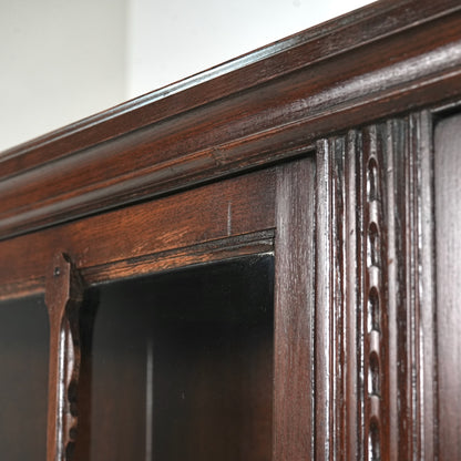 英国クラシック ヴィンテージ ガラスキャビネット