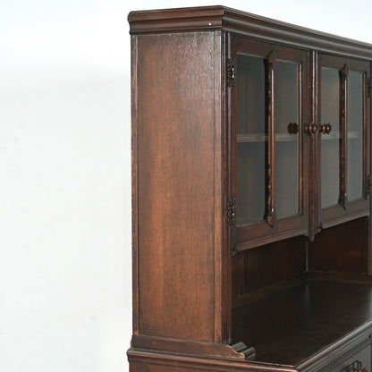 英国クラシック ヴィンテージ ガラスキャビネット