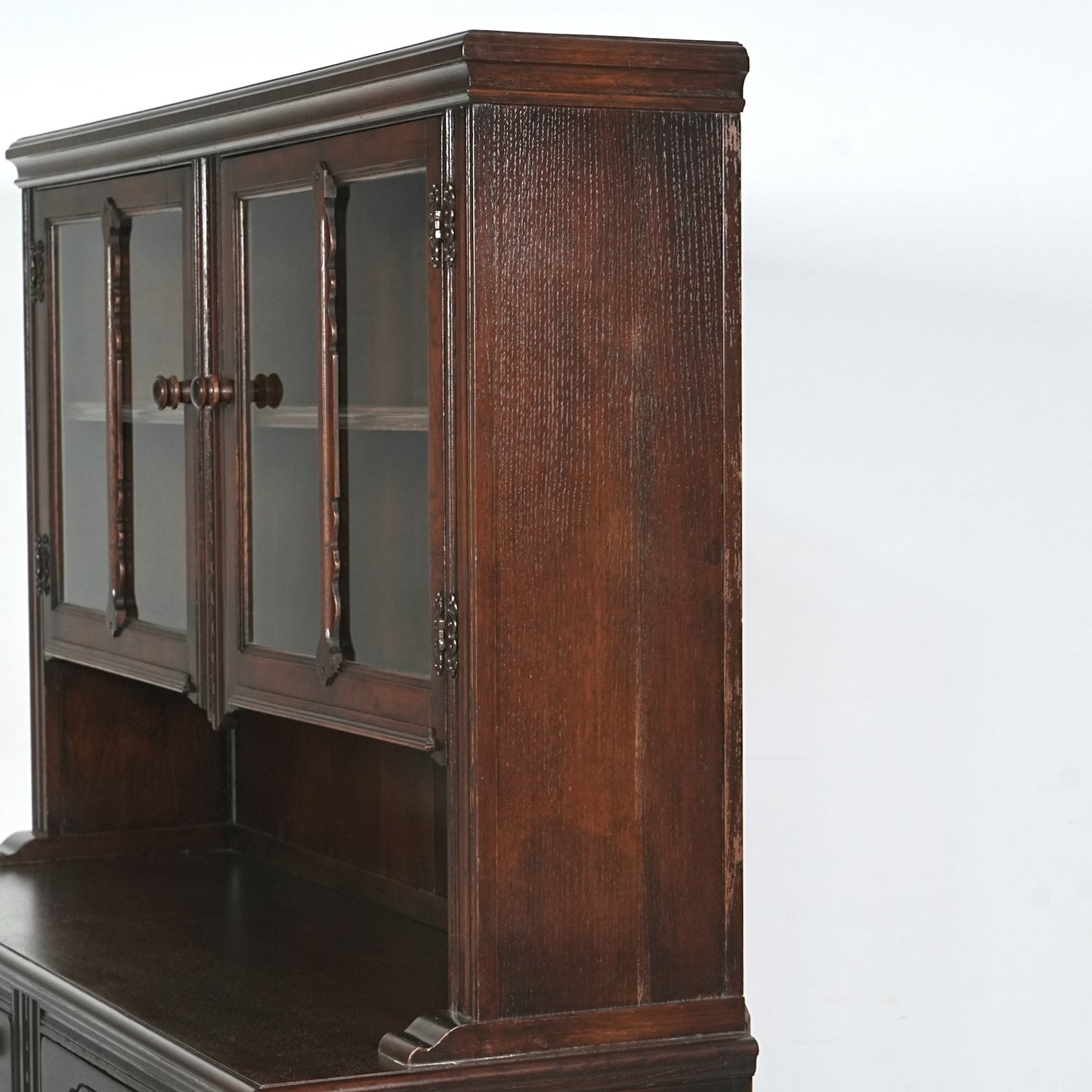 英国クラシック ヴィンテージ ガラスキャビネット