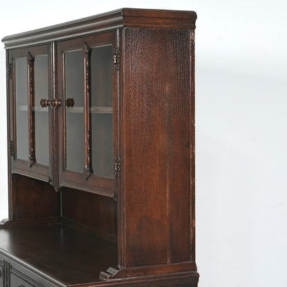英国クラシック ヴィンテージ ガラスキャビネット