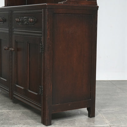 英国クラシック ヴィンテージ ガラスキャビネット