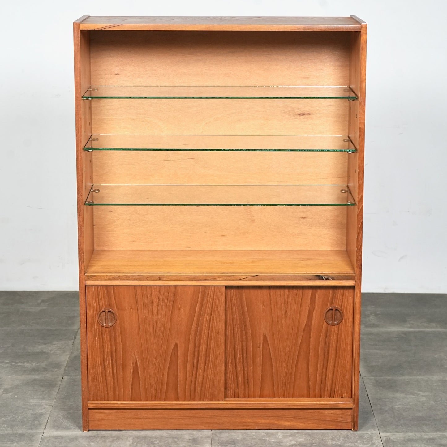 イギリスヴィンテージ ガラスキャビネット