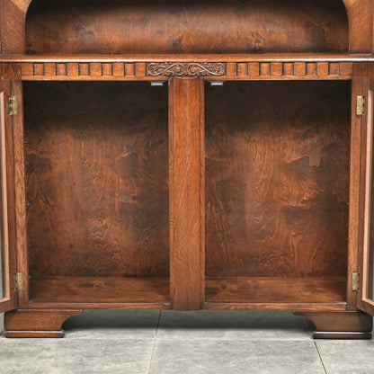 英国アンティーク ガラスキャビネット