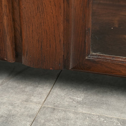 英国アンティーク ガラスキャビネット