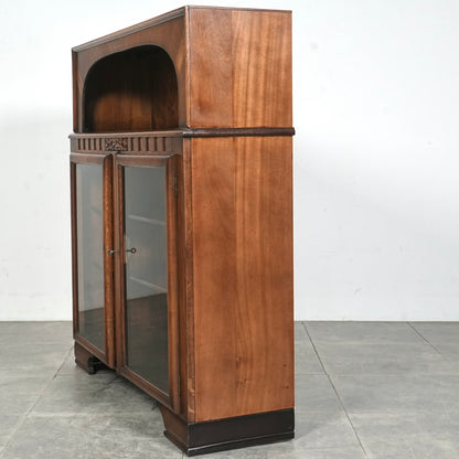 英国アンティーク ガラスキャビネット