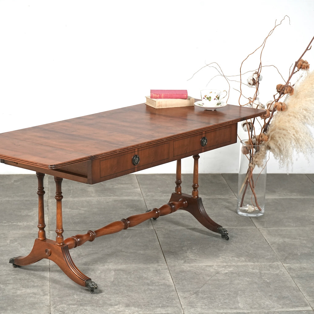英国クラシック ドロップリーフ ローテーブル