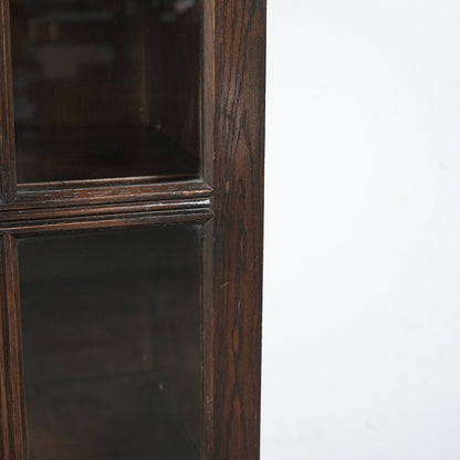 英国クラシック ヴィンテージ ガラスキャビネット