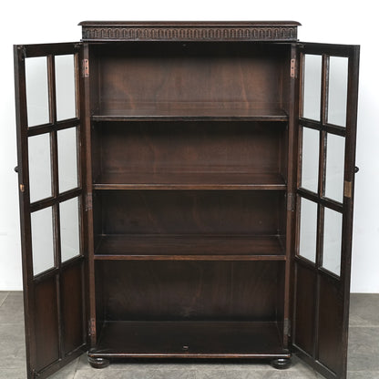 英国クラシック ヴィンテージ ガラスキャビネット