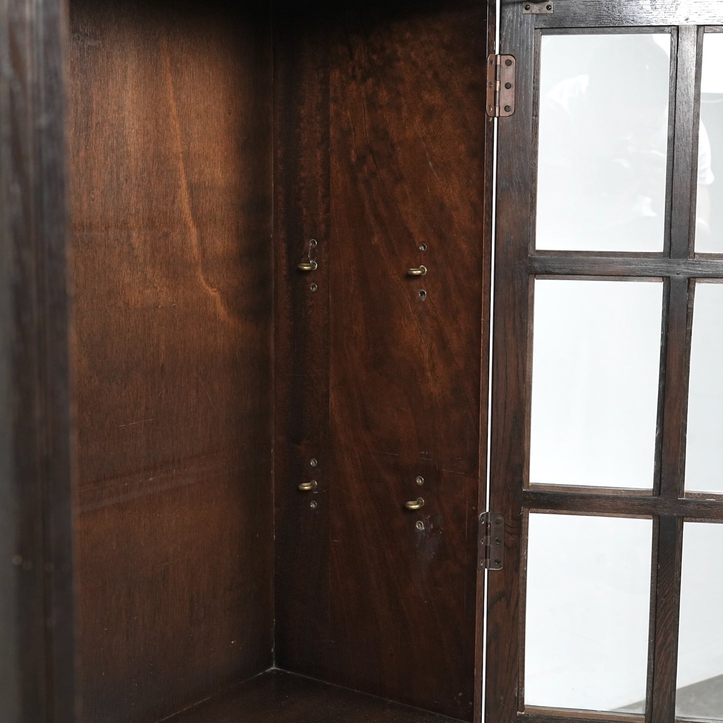 英国クラシック ヴィンテージ ガラスキャビネット