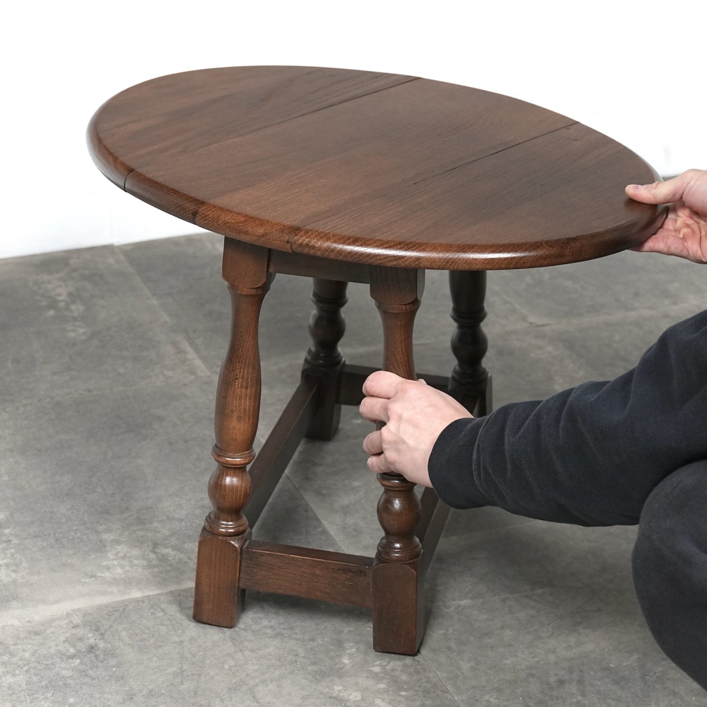 英国クラシック ドロップリーフ サイドテーブル