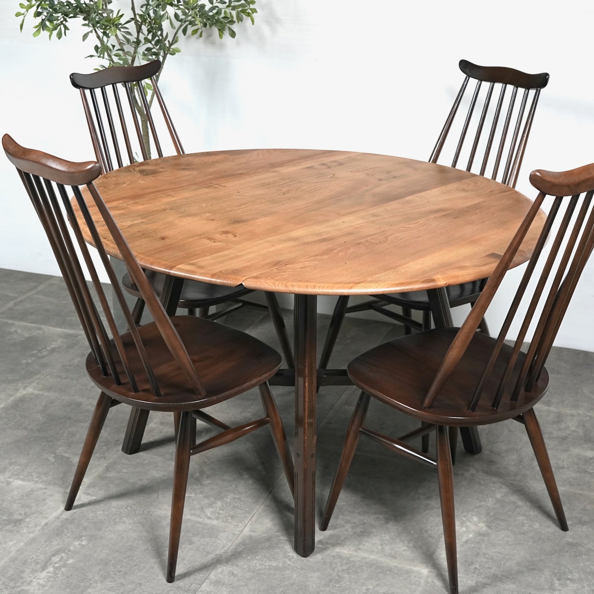 ERCOL】ヴィンテージ ドロップリーフテーブル(バイカラー) – TIME HYPE