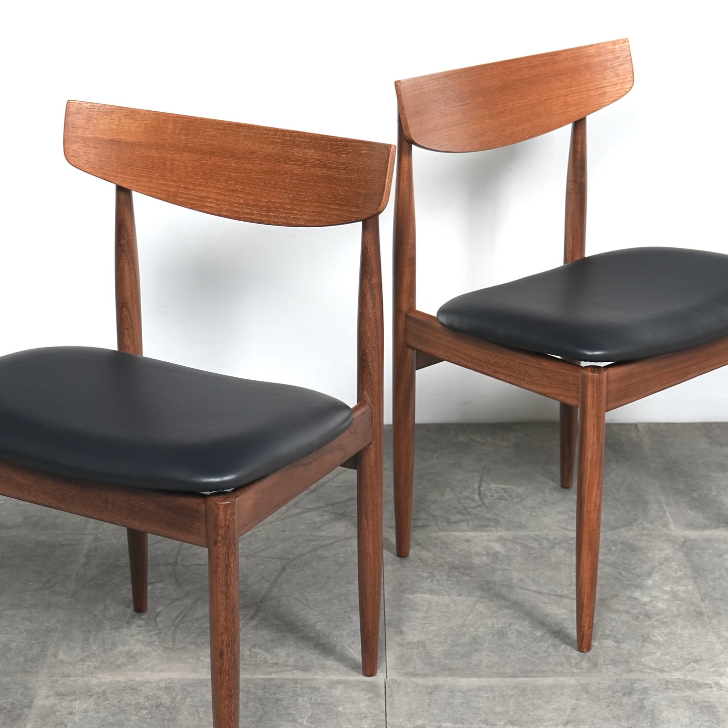 【G-PLAN】Ib Kofod Larsen "DANISH" チェア【張替済】