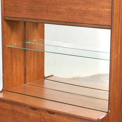 【Turnidge】ヴィンテージ ガラスキャビネット