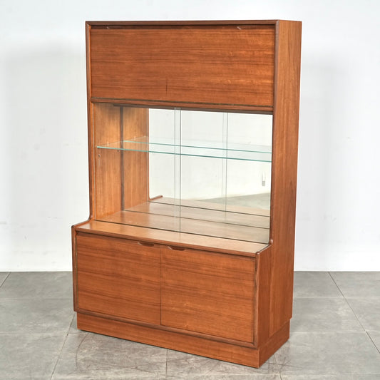 【Turnidge】ヴィンテージ ガラスキャビネット