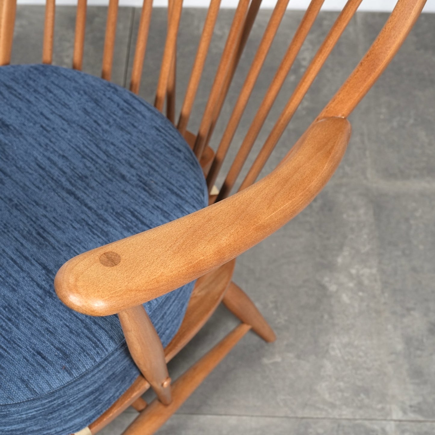 【ERCOL】Grand Father 1Pソファ(イージーチェア)【張替済】