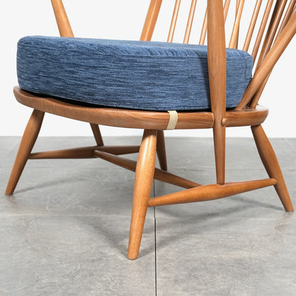 【ERCOL】Grand Father 1Pソファ(イージーチェア)【張替済】