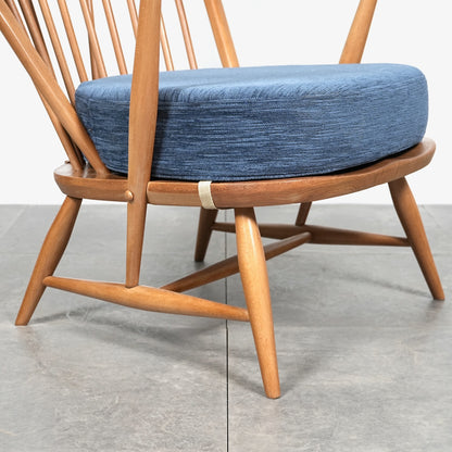 【ERCOL】Grand Father 1Pソファ(イージーチェア)【張替済】