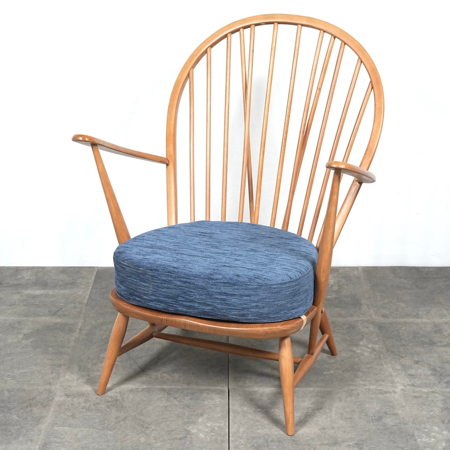 【ERCOL】Grand Father 1Pソファ(イージーチェア)【張替済】