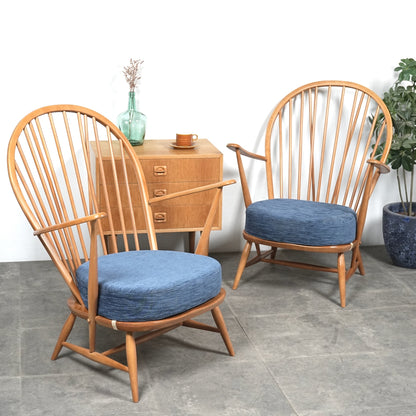 【ERCOL】Grand Father 1Pソファ(イージーチェア)【張替済】