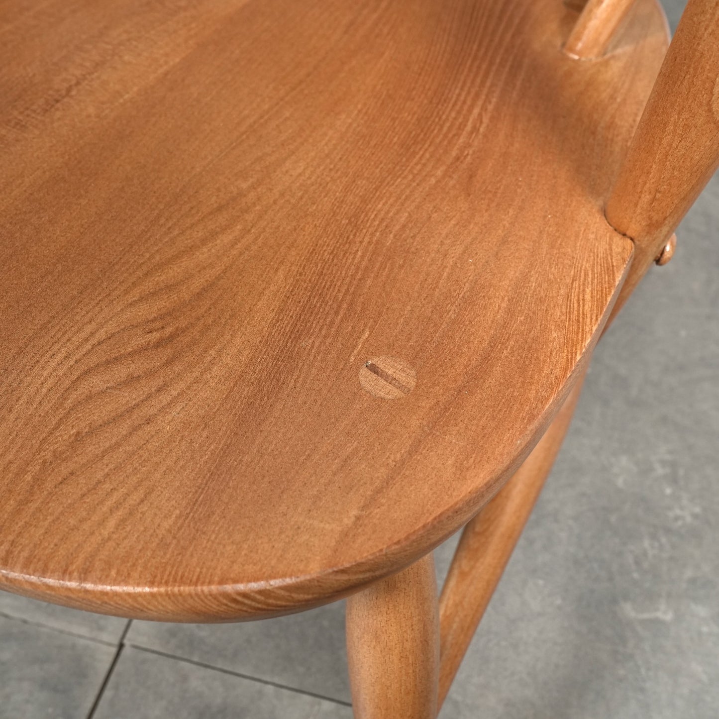 【ERCOL】Grand Father 1Pソファ(イージーチェア)【張替済】