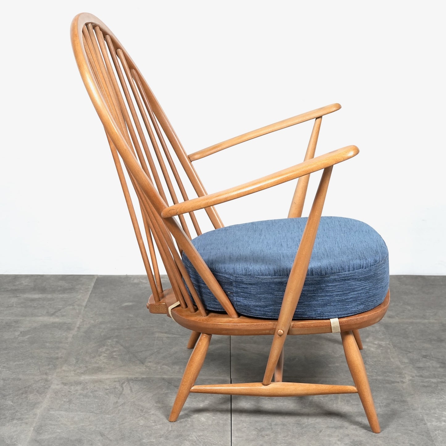 【ERCOL】Grand Father 1Pソファ(イージーチェア)【張替済】