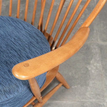 【ERCOL】Grand Father 1Pソファ(イージーチェア)【張替済】