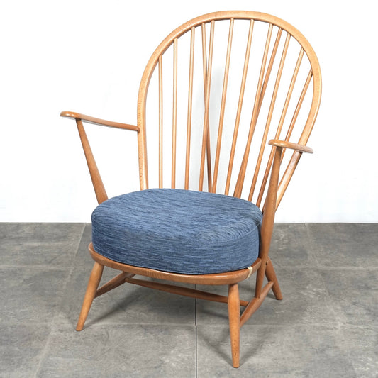 【ERCOL】Grand Father 1Pソファ(イージーチェア)【張替済】