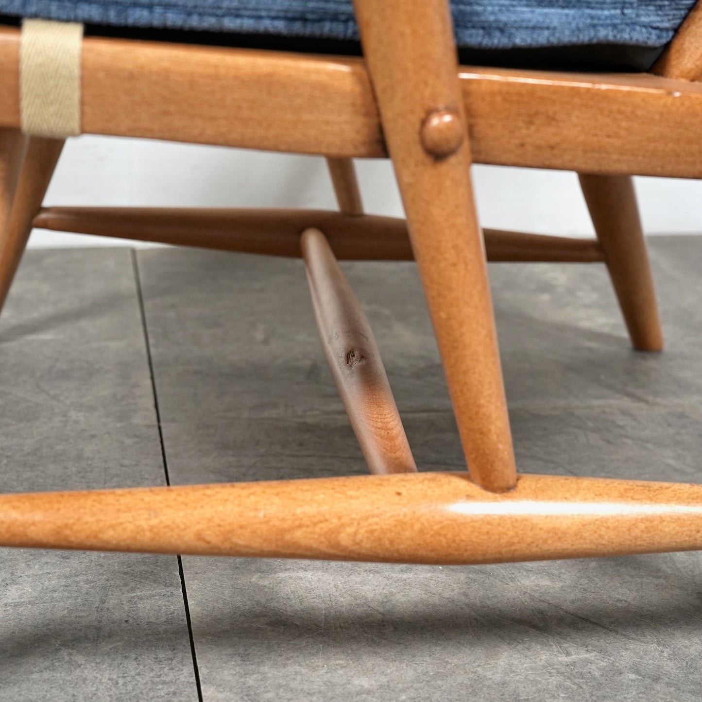 【ERCOL】Grand Father 1Pソファ(イージーチェア)【張替済】