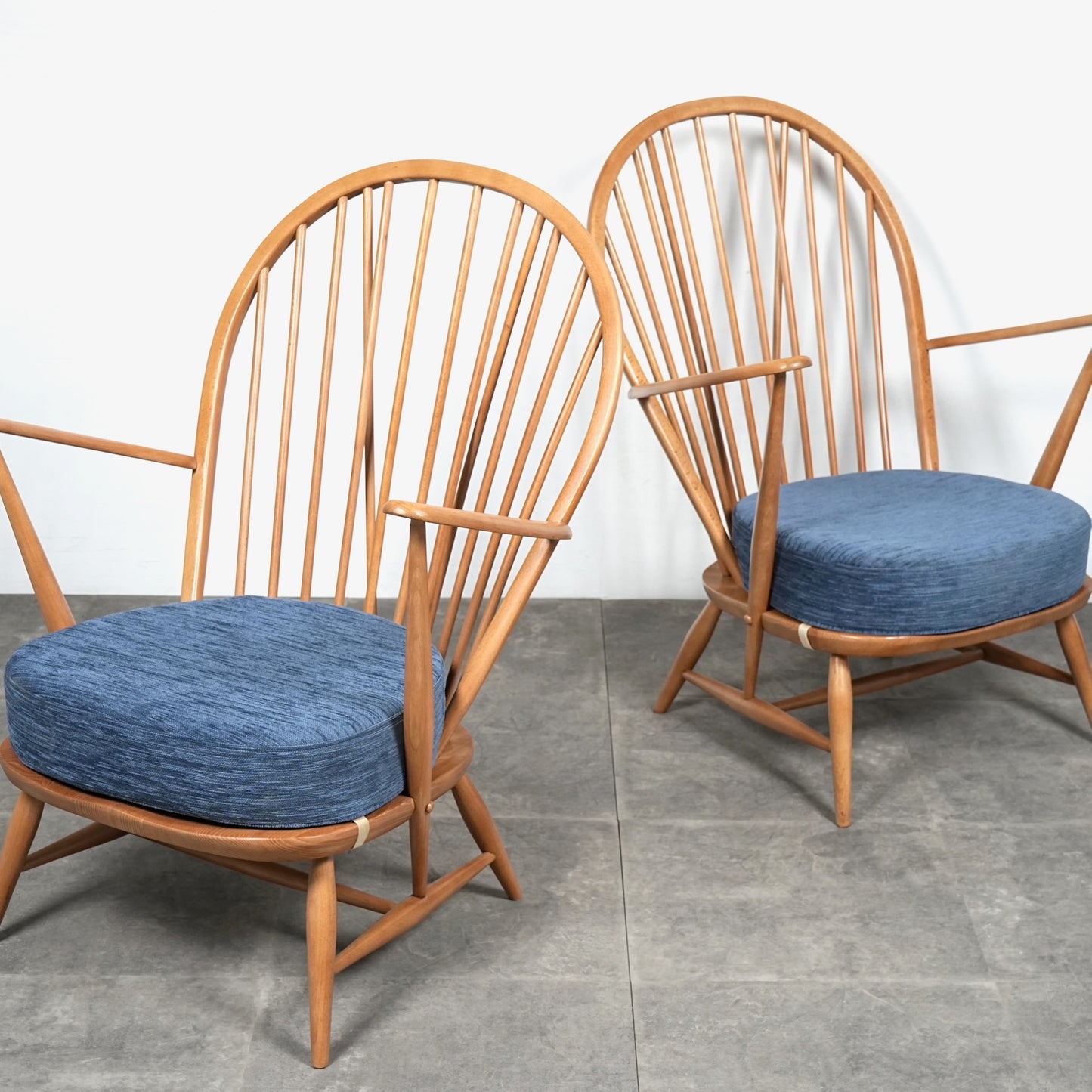 【ERCOL】Grand Father 1Pソファ(イージーチェア)【張替済】