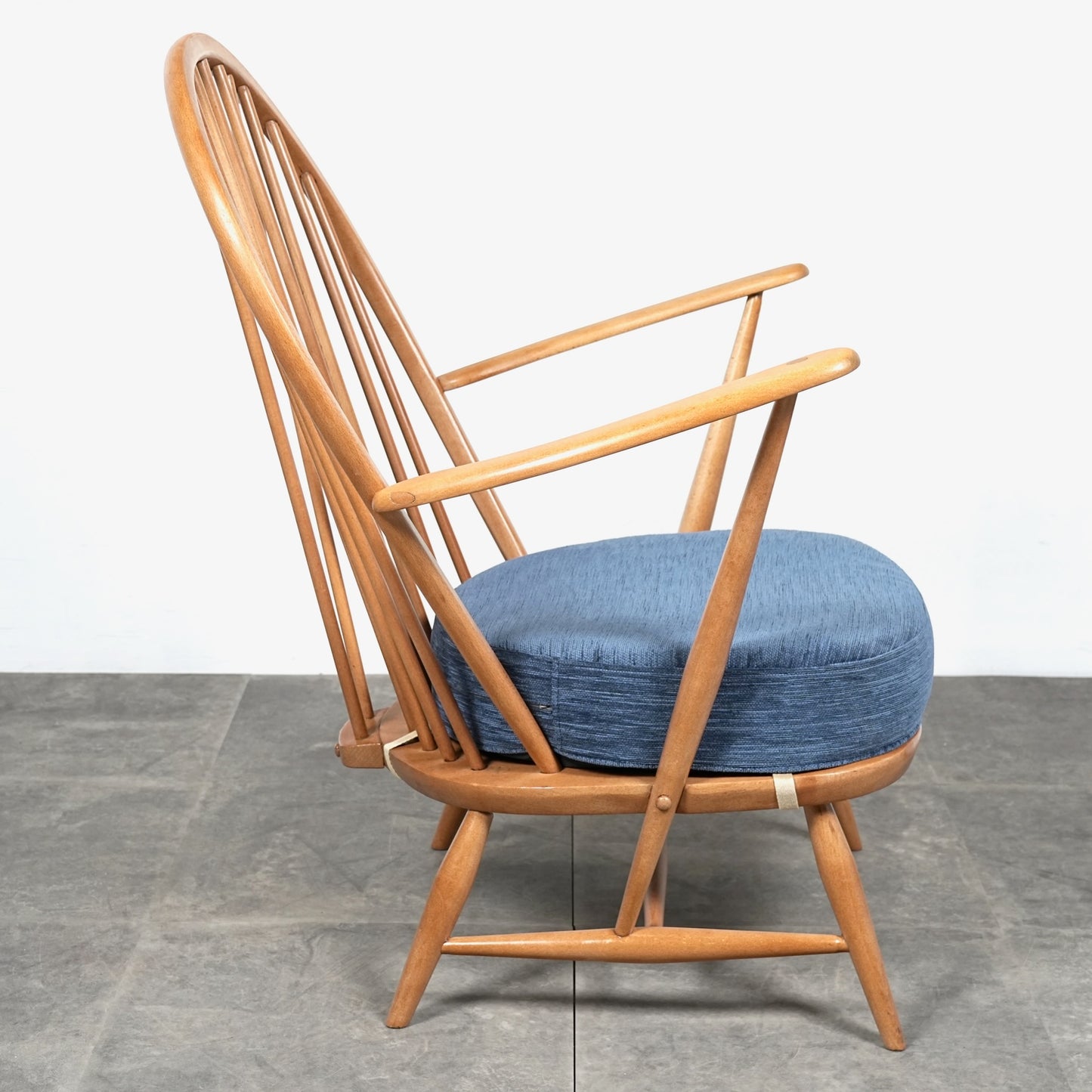 【ERCOL】Grand Father 1Pソファ(イージーチェア)【張替済】