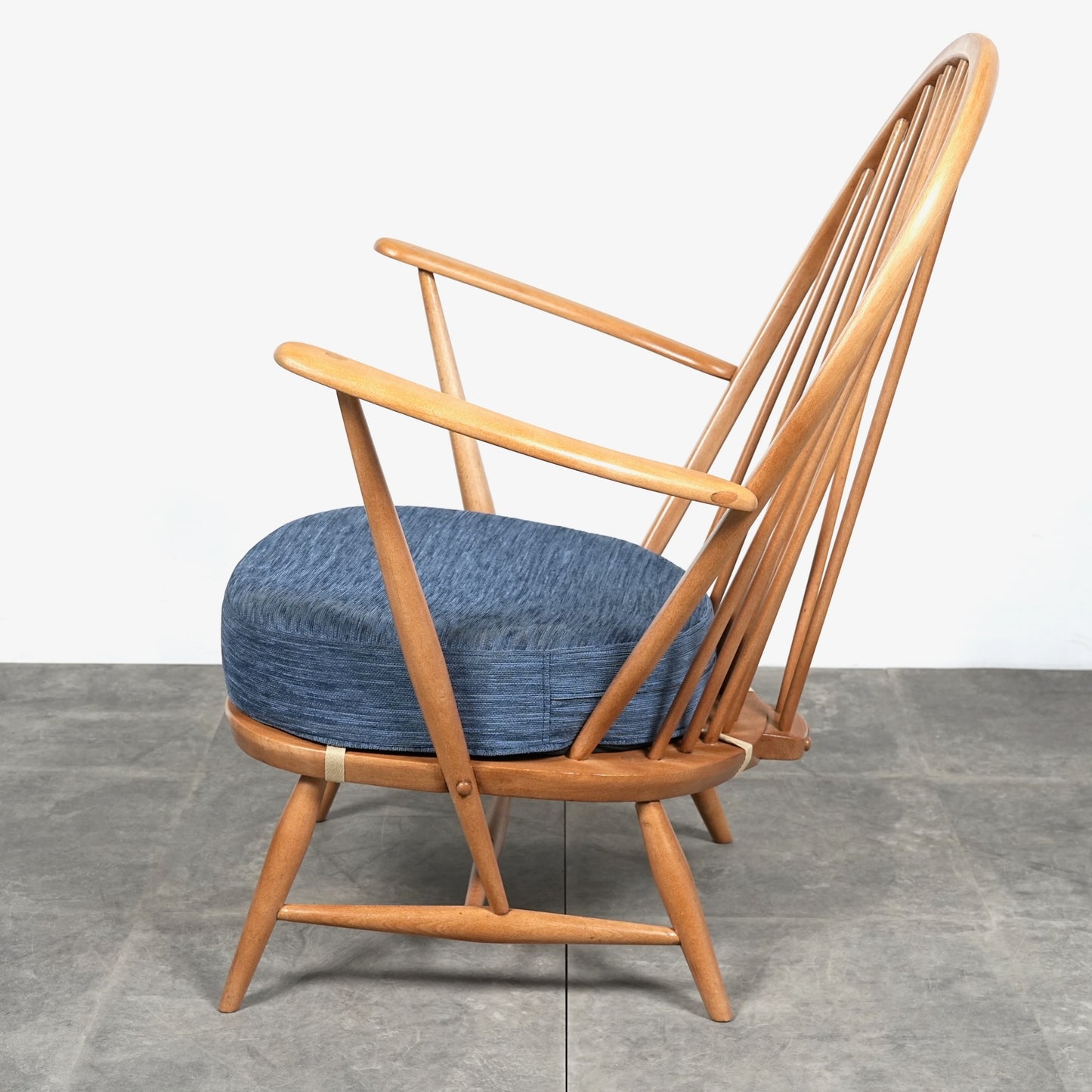 【ERCOL】Grand Father 1Pソファ(イージーチェア)【張替済】