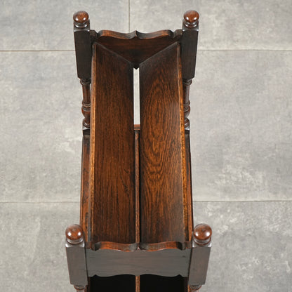 英国アンティーク マガジンラック