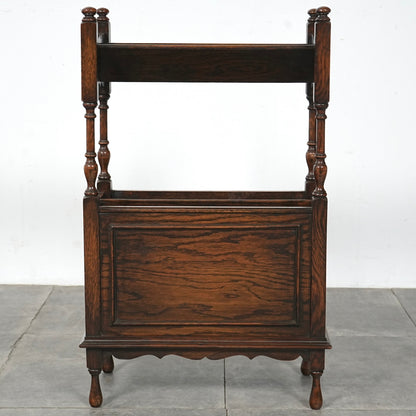 英国アンティーク マガジンラック