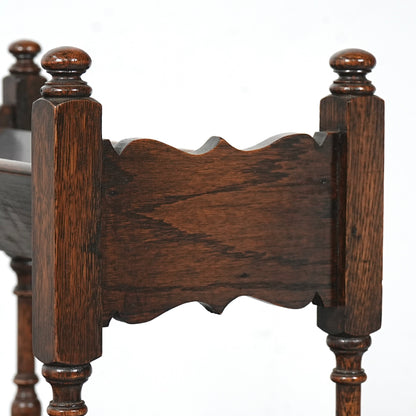 英国アンティーク マガジンラック