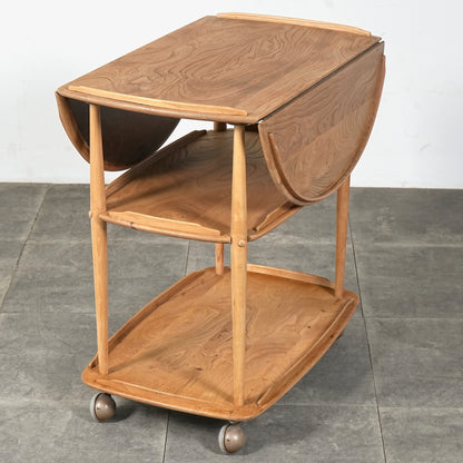 【ERCOL】ヴィンテージ ドロップリーフ トロリー(ワゴン)