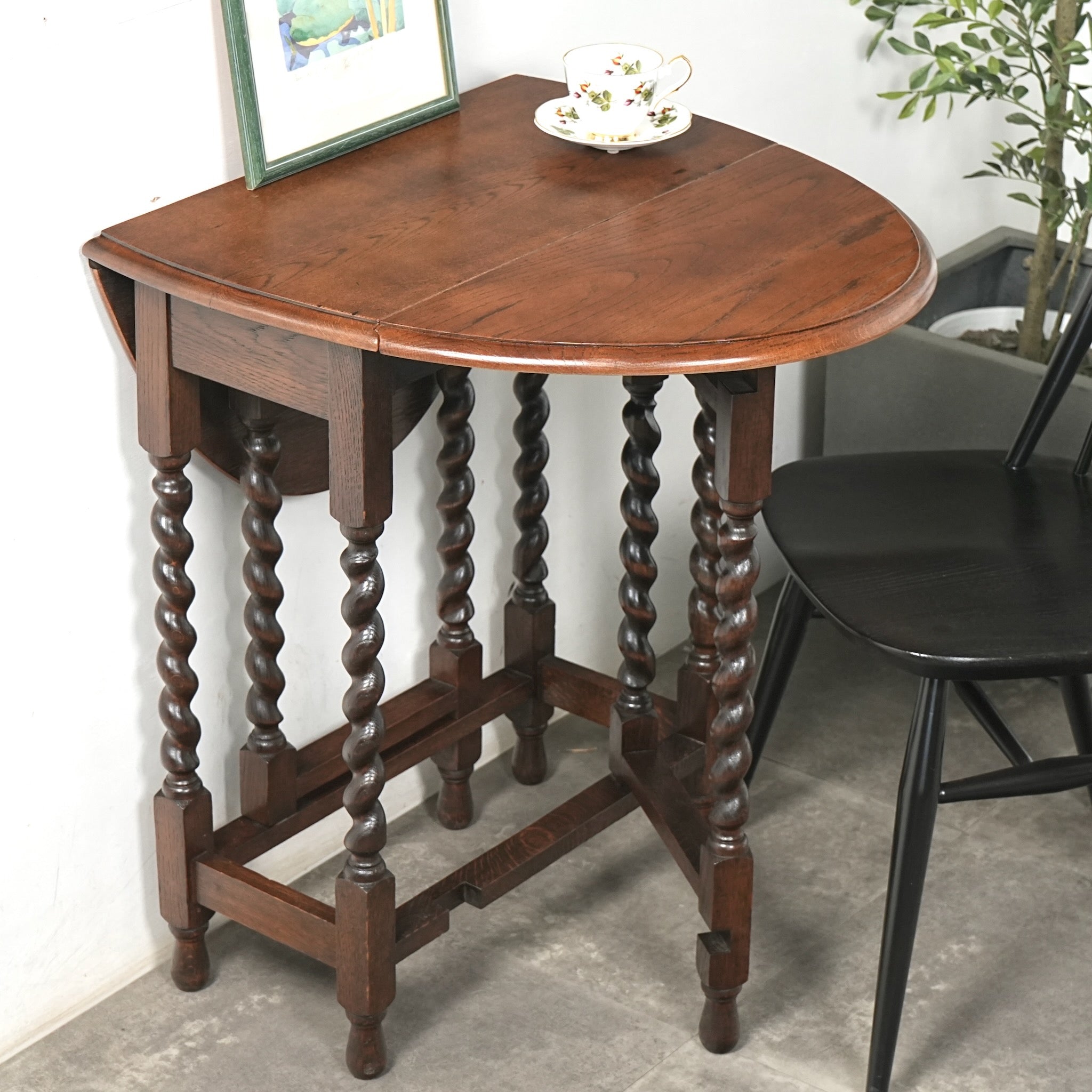 英国アンティーク ゲートレッグテーブル – TIME HYPE