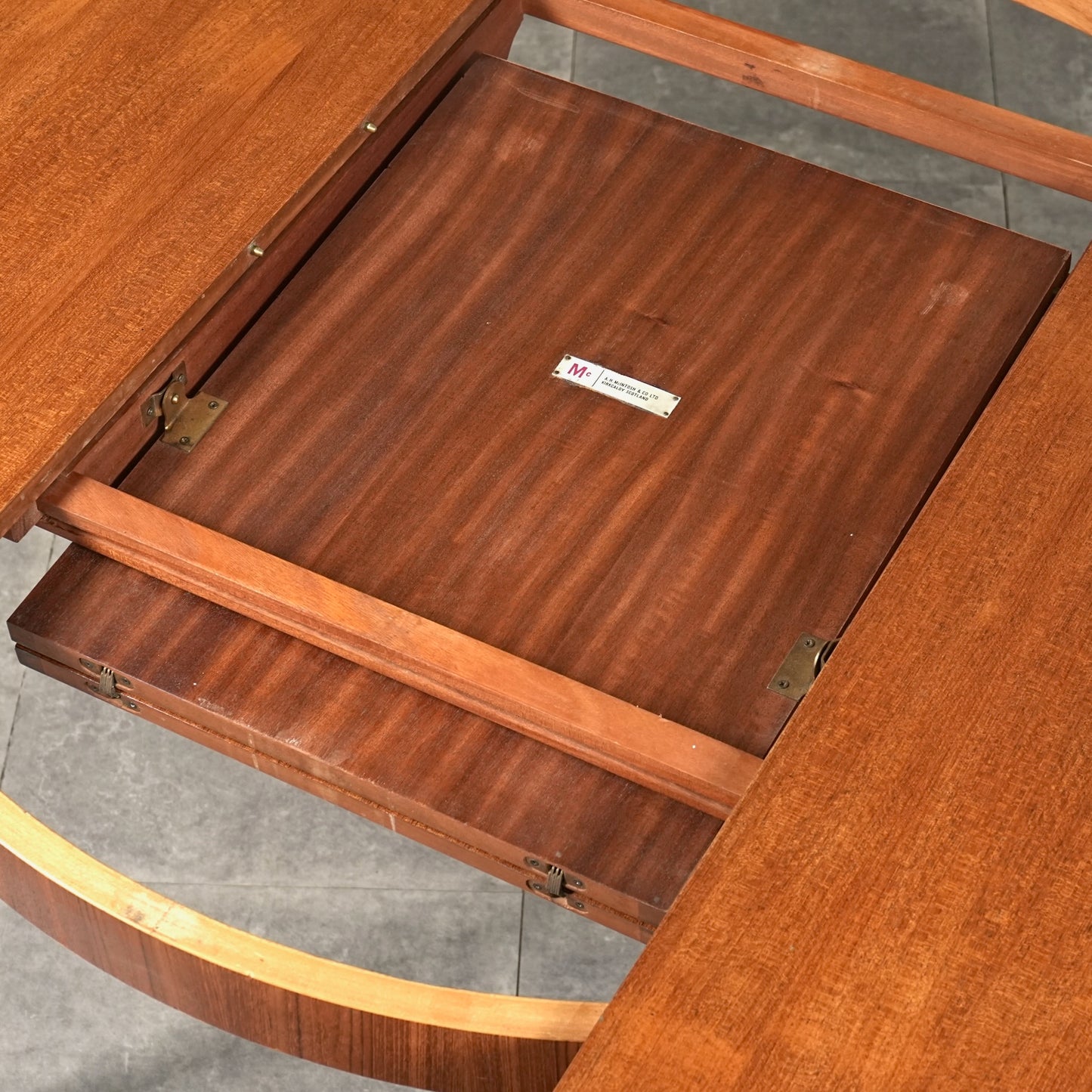 【A.H.McINTOSH】エクステンション ラウンドテーブル