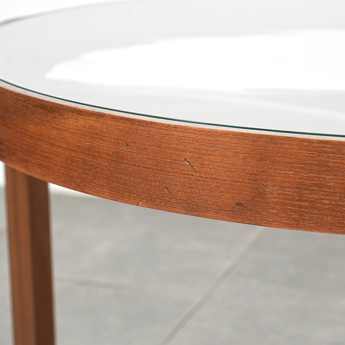 【NATHAN】ガラストップ ネストテーブル