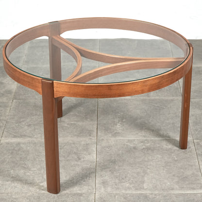 【NATHAN】ガラストップ ネストテーブル