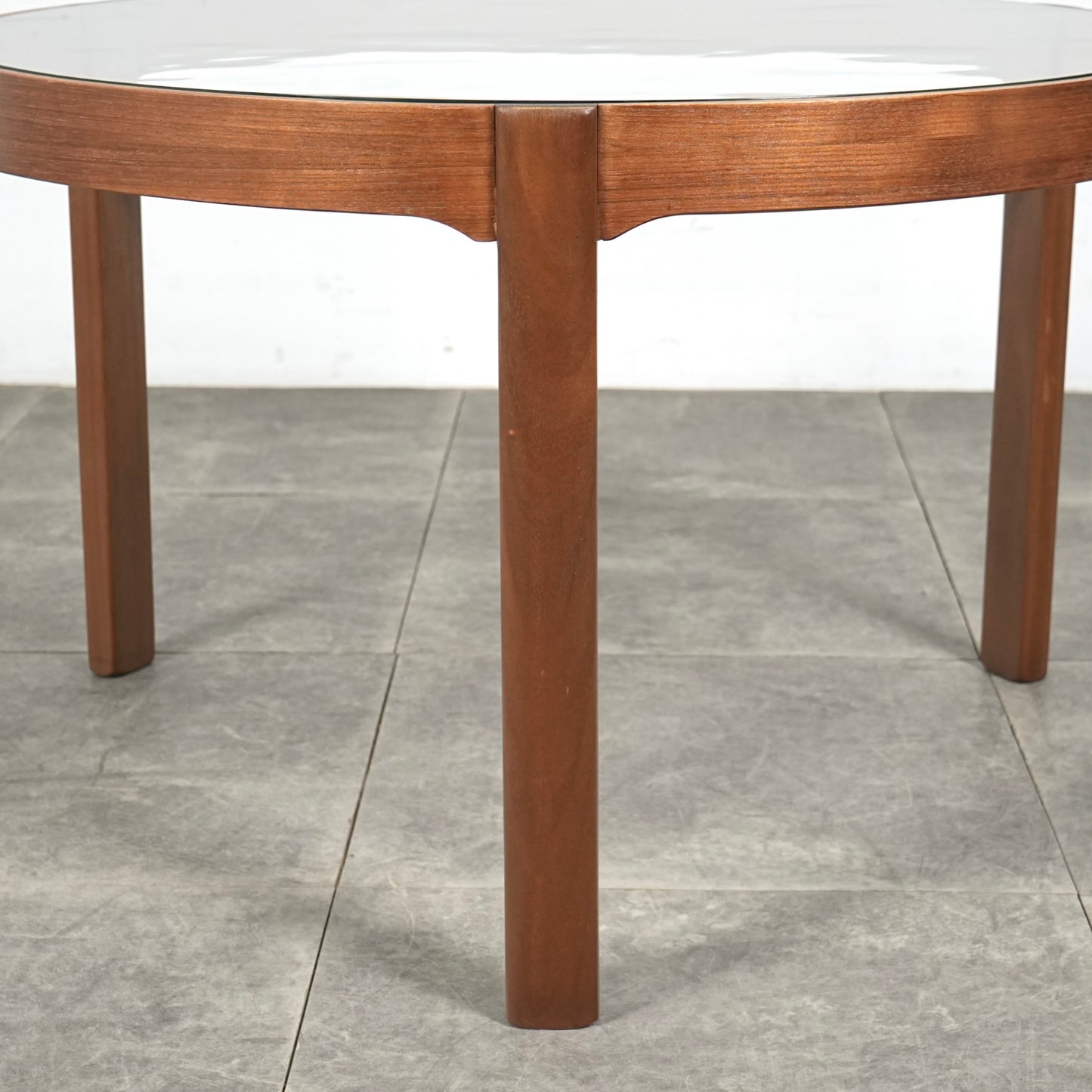 【NATHAN】ガラストップ ネストテーブル