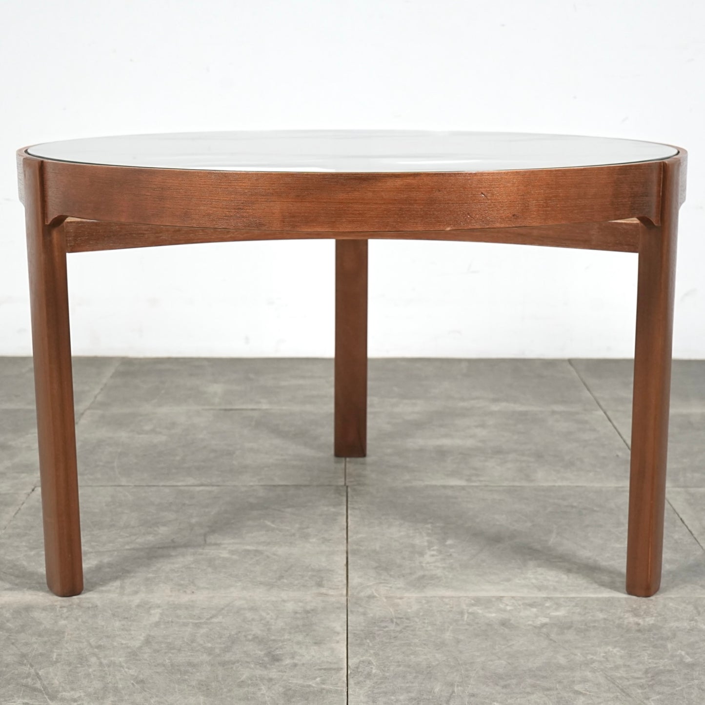 【NATHAN】ガラストップ ネストテーブル