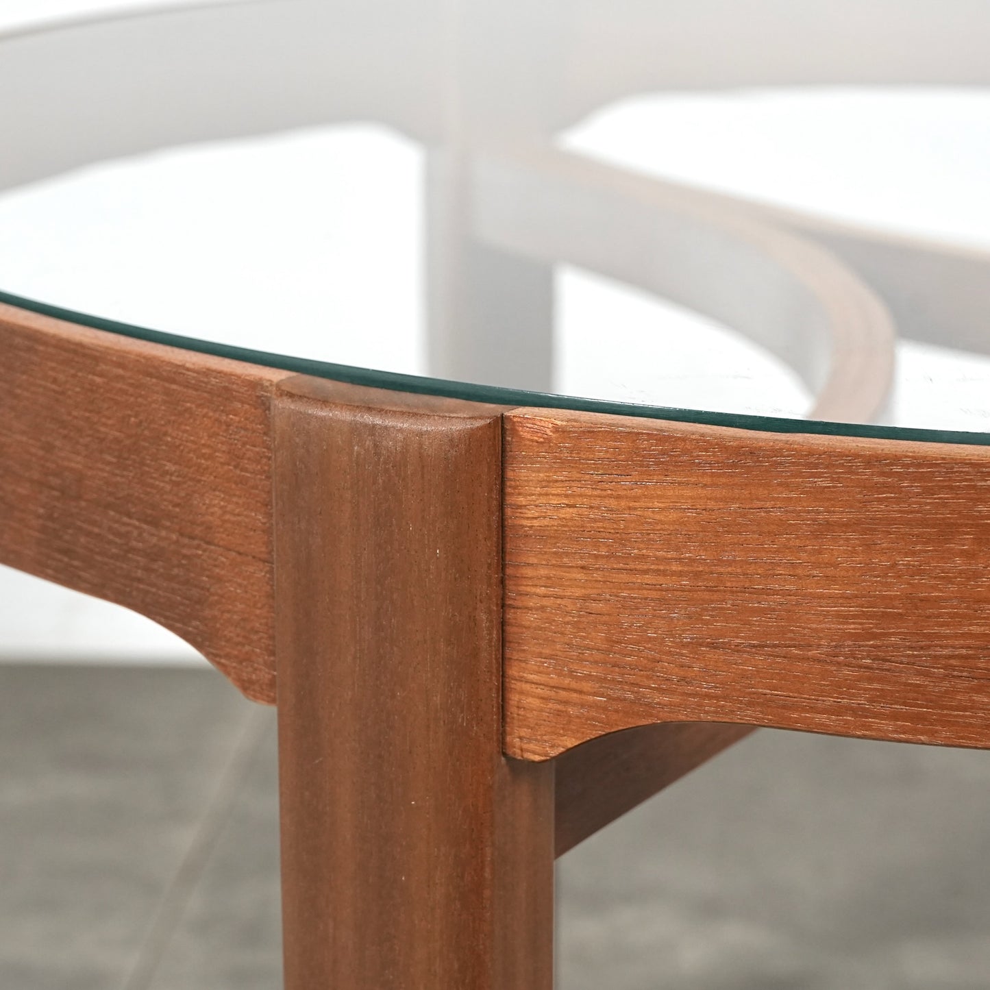 【NATHAN】ガラストップ ネストテーブル