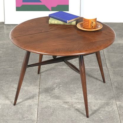 【ERCOL】ドロップリーフ サイドテーブル(オールドコロニアル)