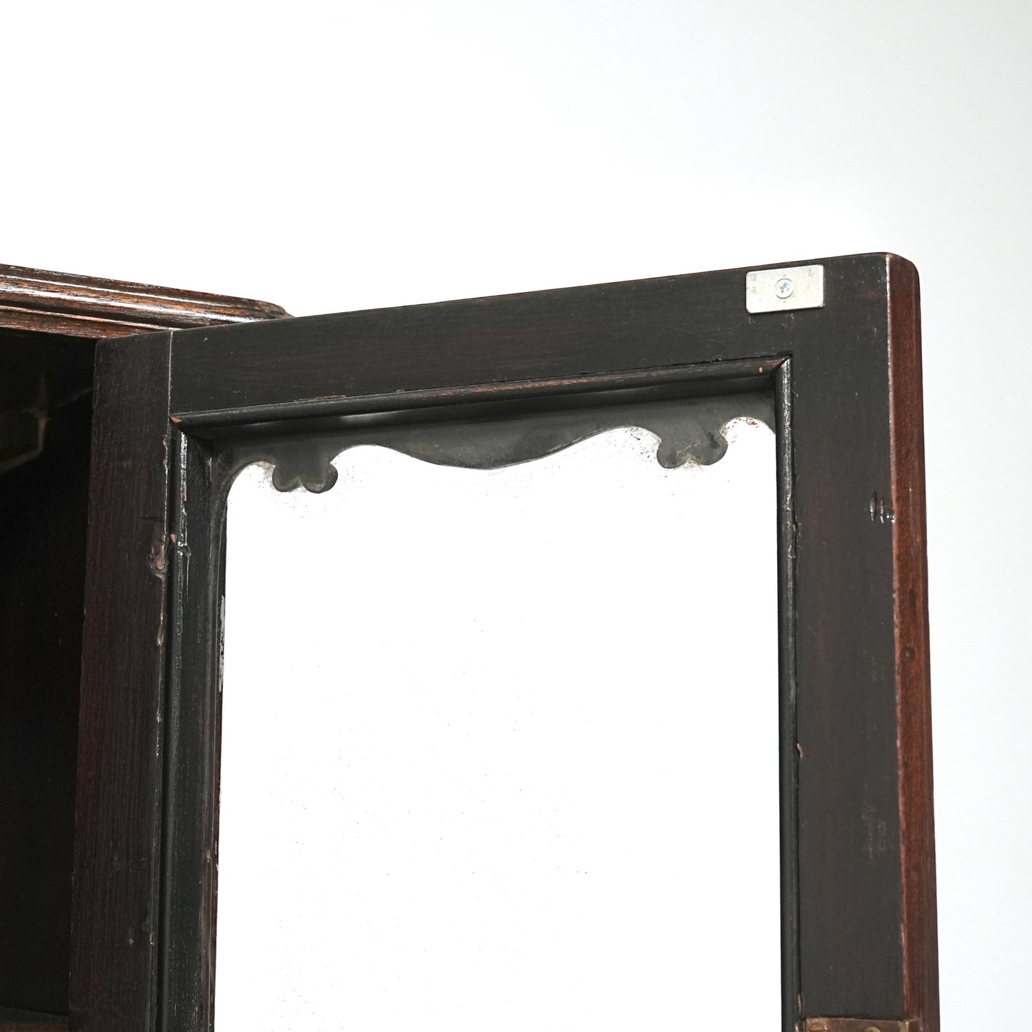 英国アンティーク ガラスキャビネット