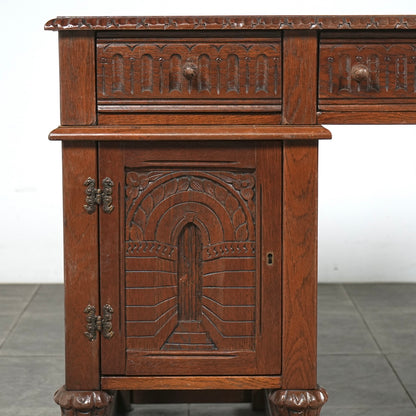 英国アンティーク ライティングデスク(ダブルサイド)